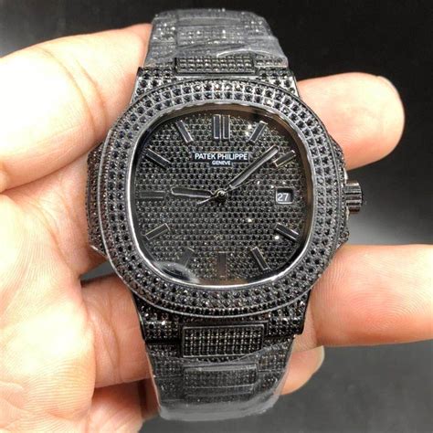 diamond black diamond patek philippe|patek philippe full diamond price.